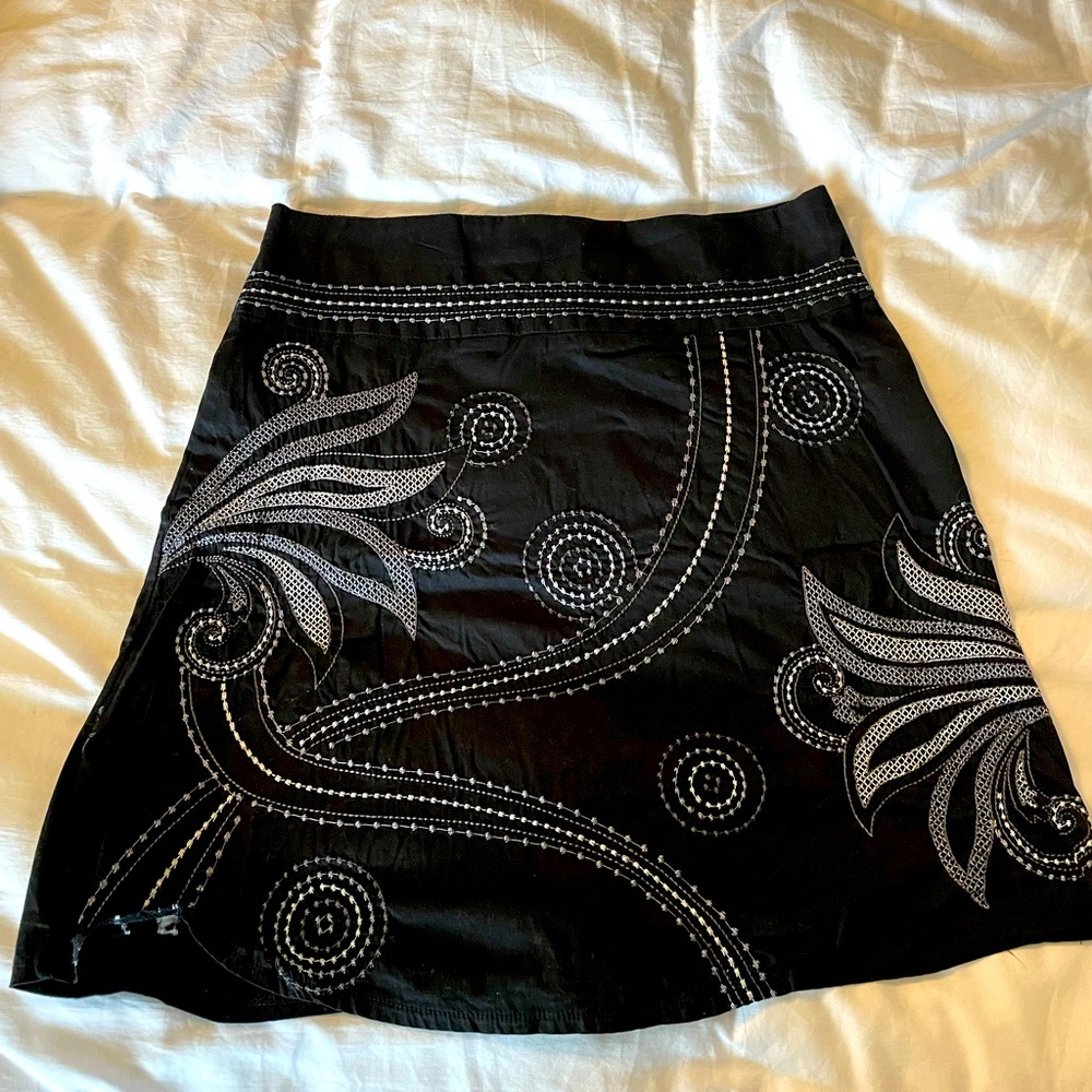 A-Line Stitched Skirt